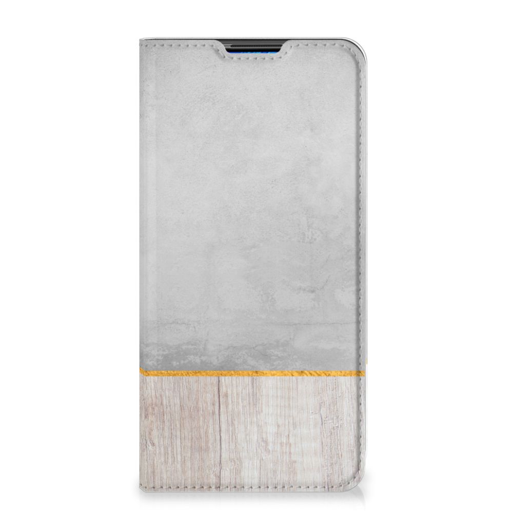 Xiaomi Redmi Note 9 Book Wallet Case Wood Concrete - B2C Telecom