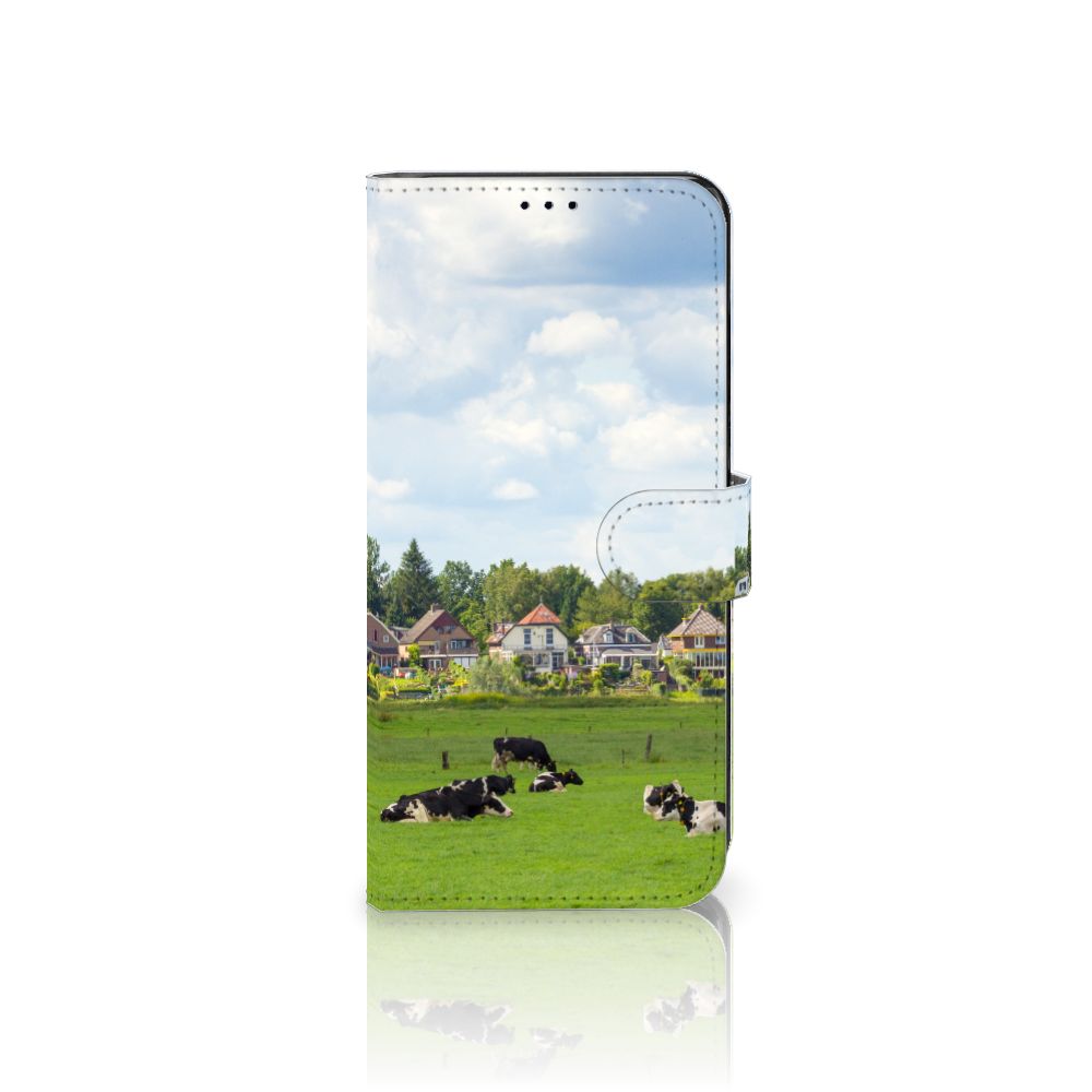 Motorola Edge 30 Pro Telefoonhoesje met Pasjes Koeien
