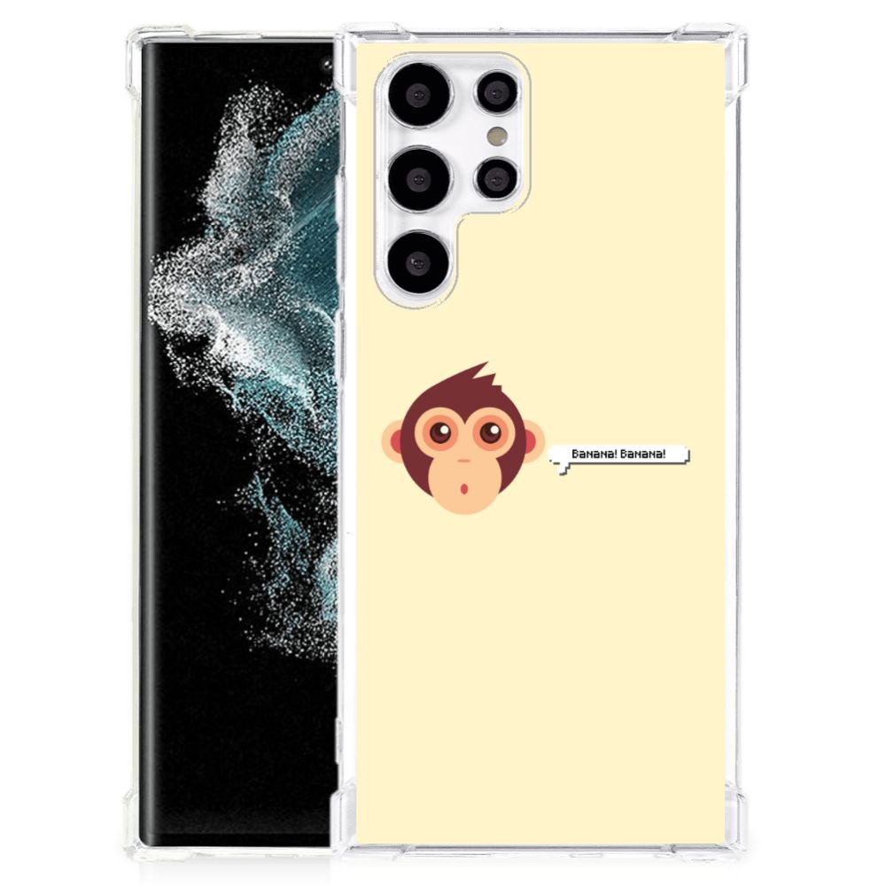 Samsung Galaxy S22 Ultra Stevig Bumper Hoesje Monkey B2C Telecom