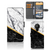 Nokia 5.3 Bookcase Marmer Wit Zwart - Origineel Cadeau Man