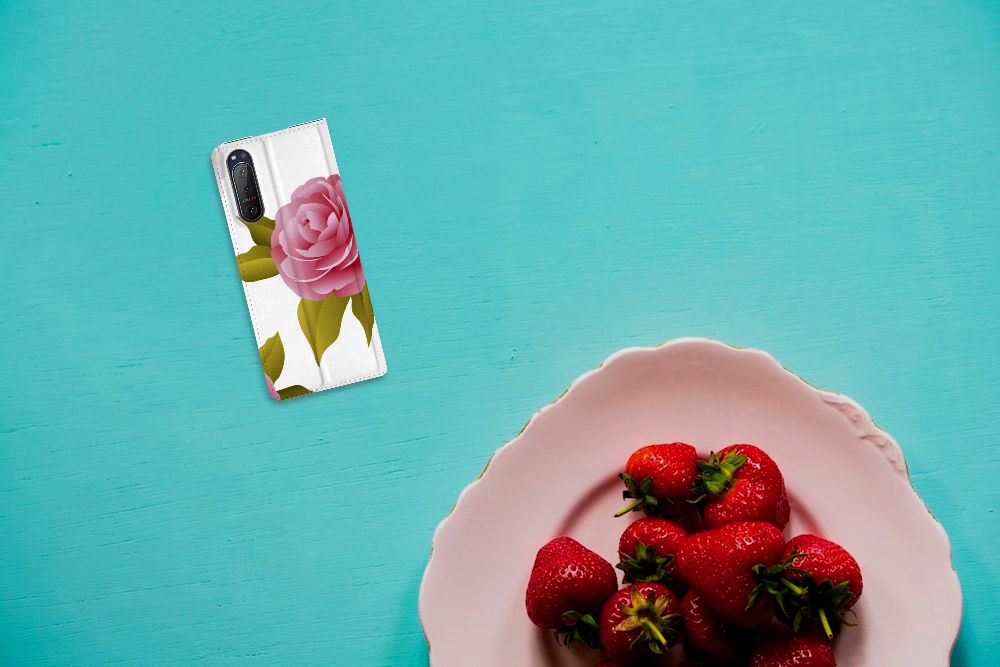 Sony Xperia 5 II Smart Cover Roses - B2C Telecom