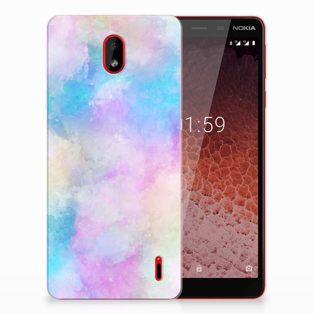 Hoesje maken Nokia 1 Plus Watercolor Light