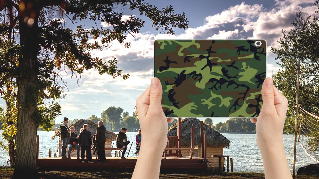 Lenovo Tab M10 Hippe Hoes Army Dark