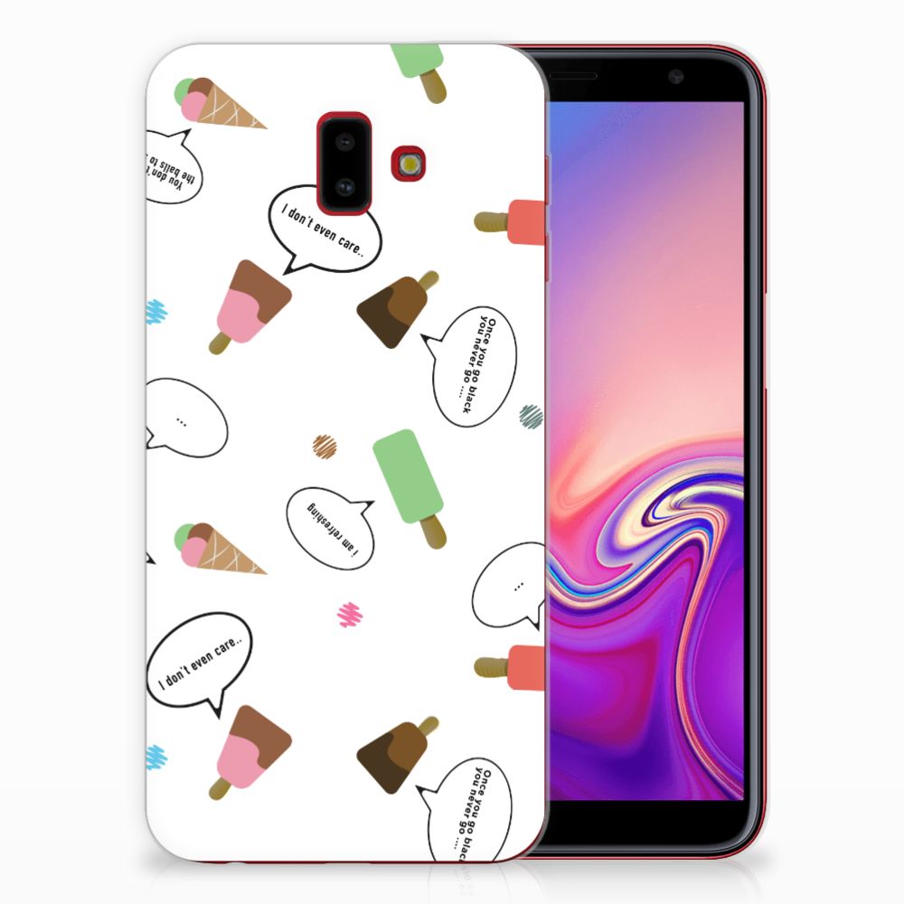 Samsung Galaxy J6 Plus (2018) Siliconen Case IJsjes