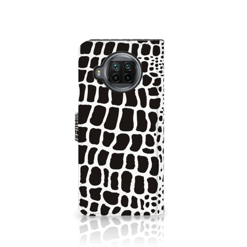 Xiaomi Mi 10T Lite Telefoonhoesje met Pasjes Slangenprint