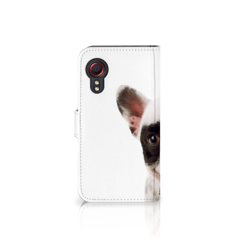 Samsung Galaxy Xcover 5 Telefoonhoesje met Pasjes Franse Bulldog