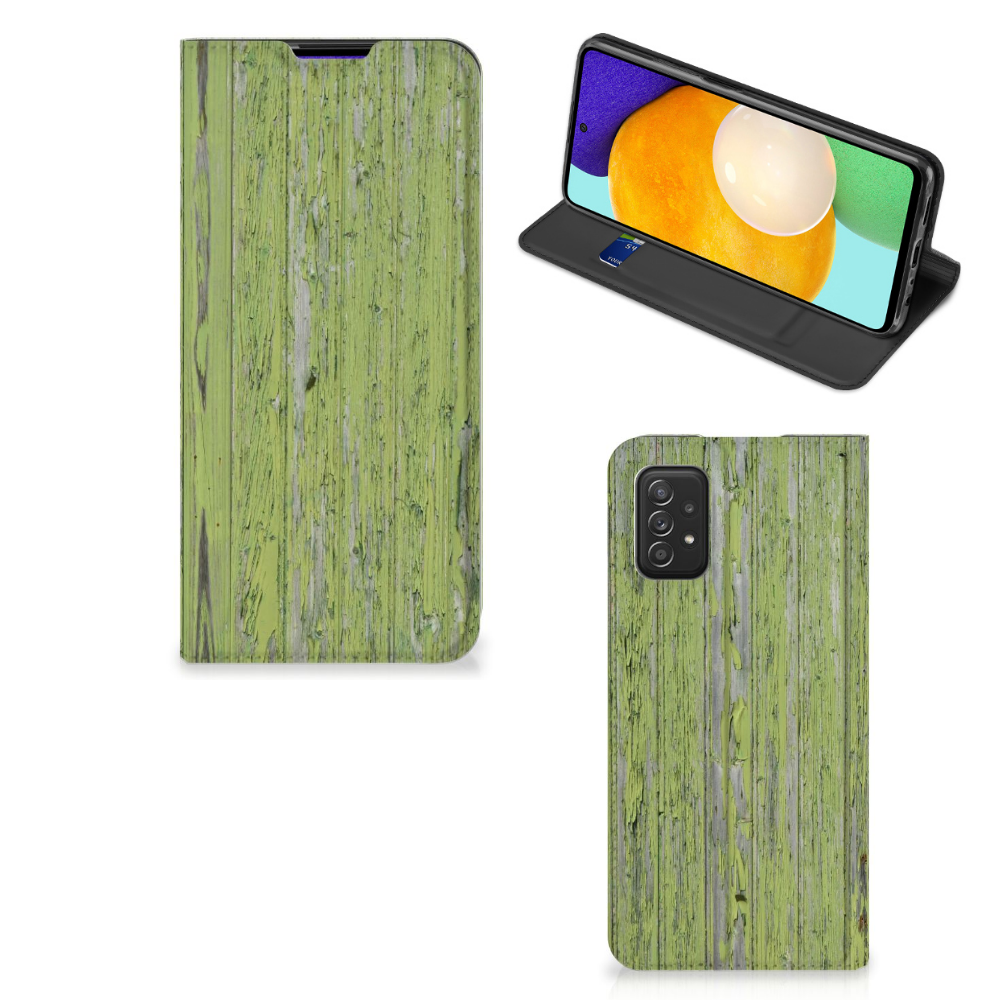 Samsung Galaxy A03s Book Wallet Case Green Wood - B2C Telecom