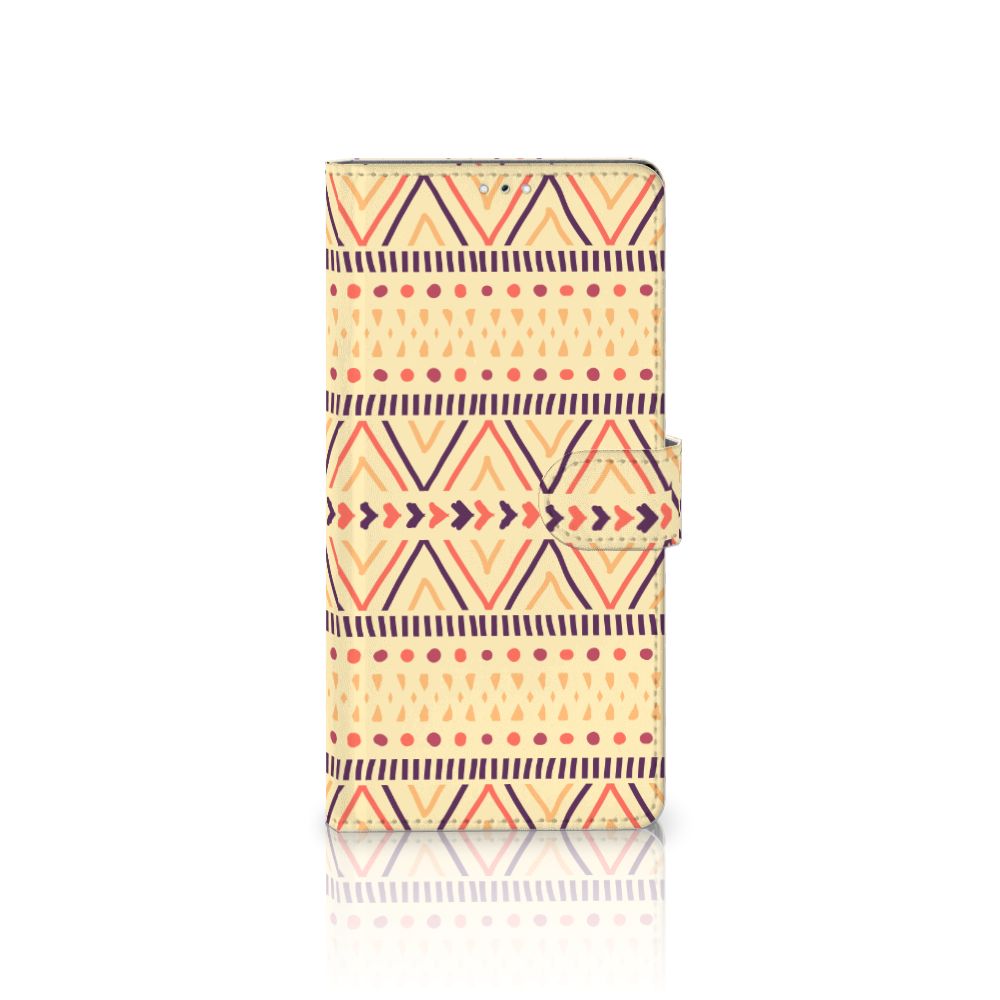 Samsung Galaxy S22 Ultra Telefoon Hoesje Aztec Yellow