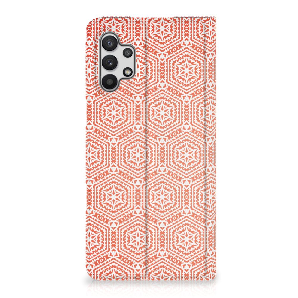Samsung Galaxy A32 5G Hoesje met Magneet Pattern Orange - B2C Telecom