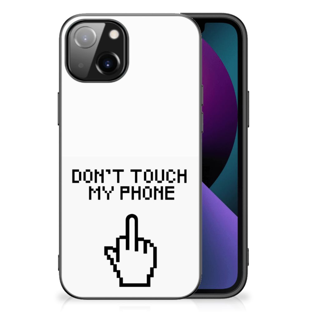 Apple iPhone 13 Telefoon Hoesje Finger Don't Touch My Phone B2C Telecom