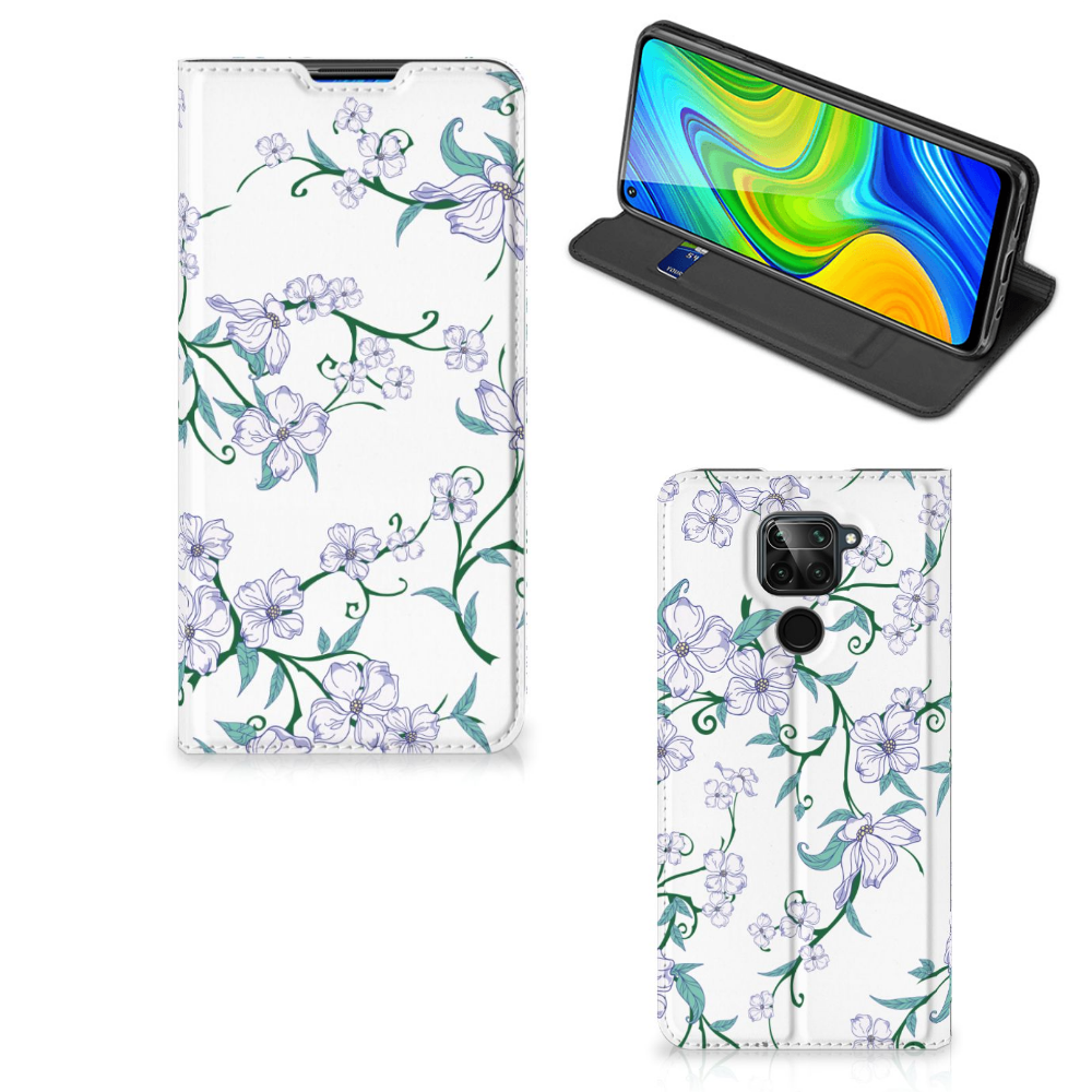 Xiaomi Redmi Note 9 Uniek Smart Cover Blossom White - B2C Telecom