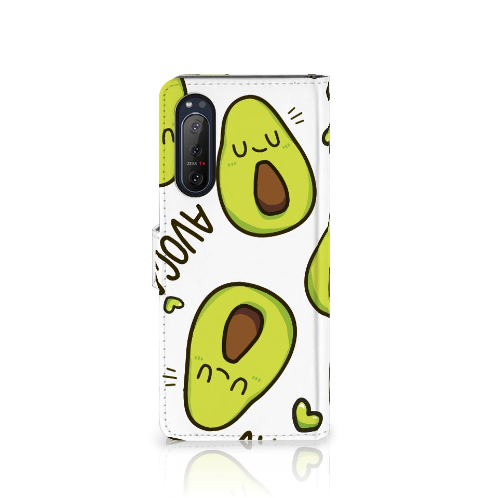 Sony Xperia 5II Leuk Hoesje Avocado Singing