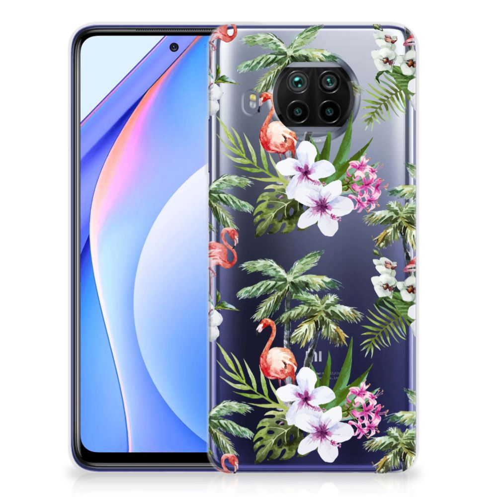 Xiaomi Mi 10T Lite TPU Hoesje Flamingo Palms