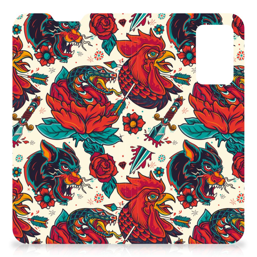 Stand Case voor OPPO A96 | A76 Old Skool