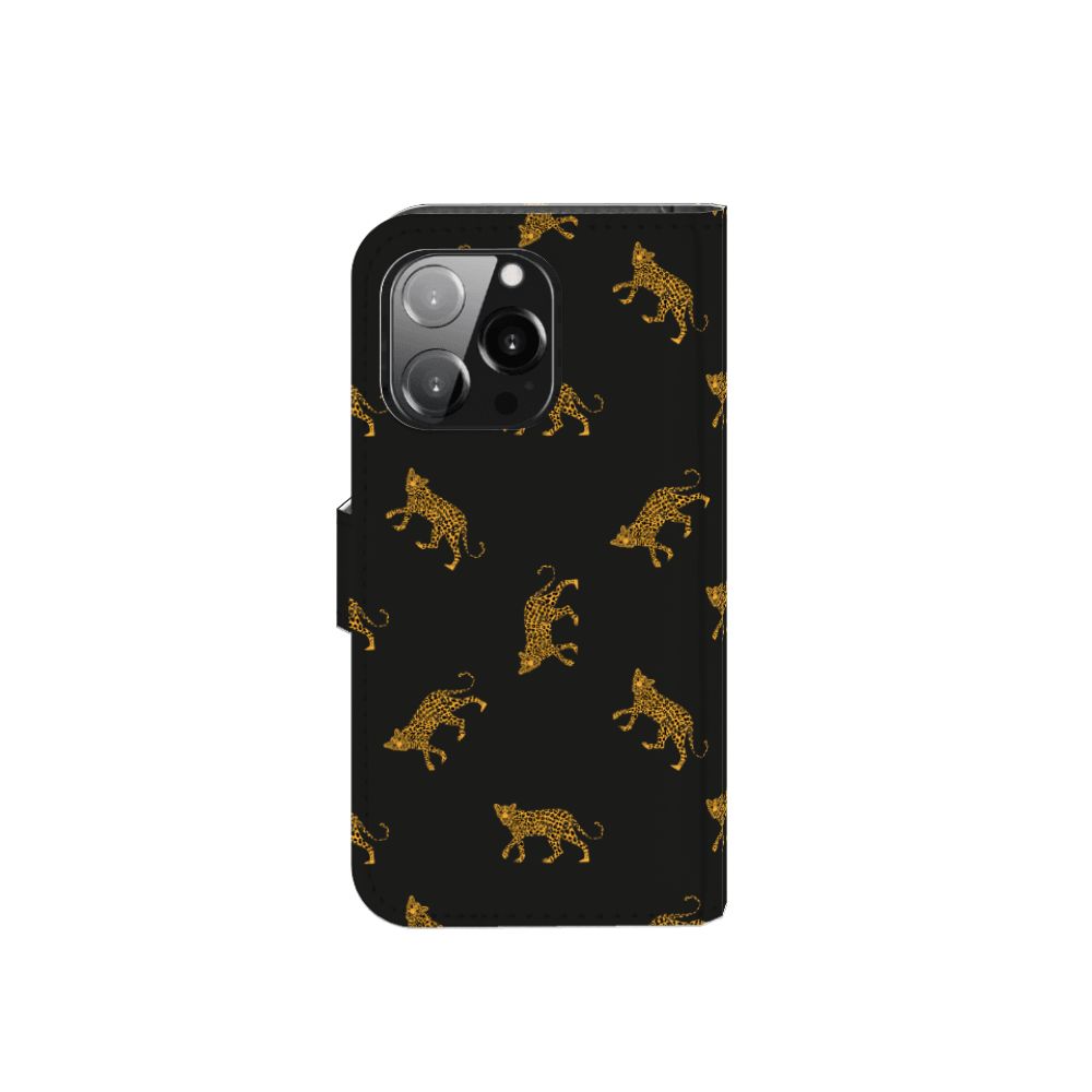 Telefoonhoesje met Pasjes voor iPhone 13 Pro Leopards
