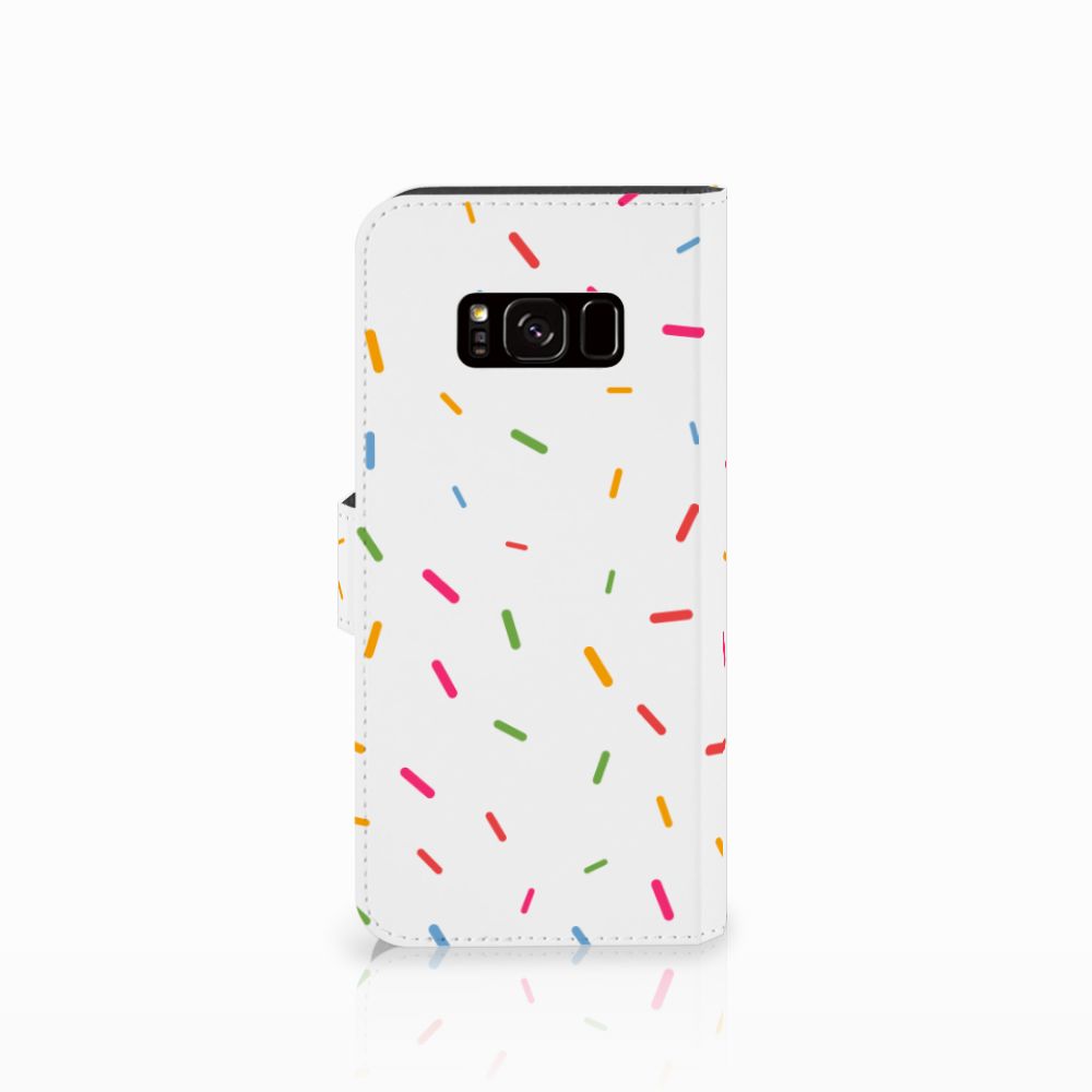 Samsung Galaxy S8 Book Cover Donut Roze