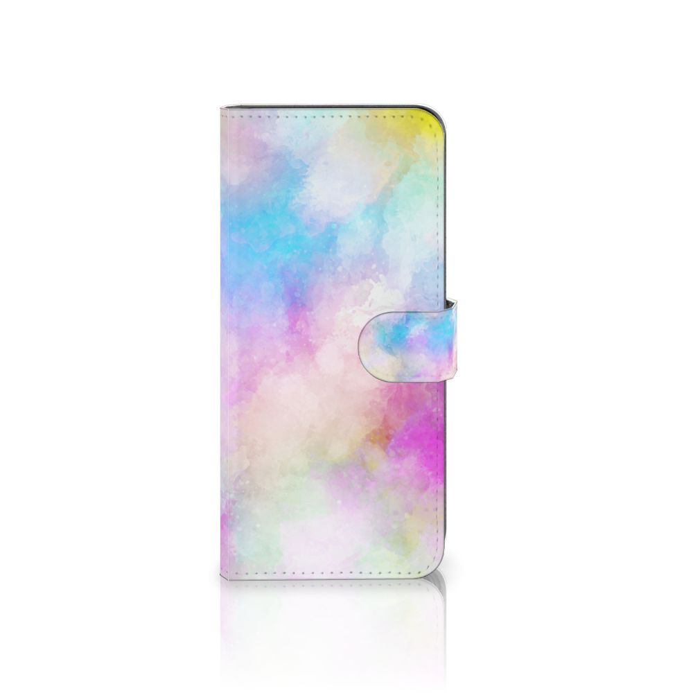 Hoesje OPPO A58 4G Watercolor Light met pastelkleuren en unieke watercolor design.