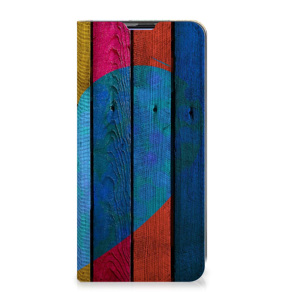Xiaomi Redmi K20 Pro Book Wallet Case Wood Heart - Cadeau voor je Vriend - B2C Telecom