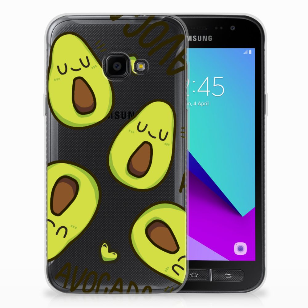 Samsung Galaxy Xcover 4 | Xcover 4s Telefoonhoesje met Naam Avocado Singing