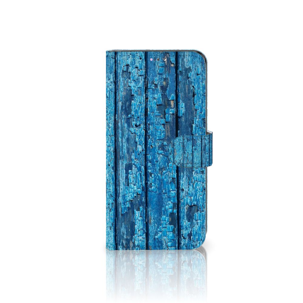 Samsung Galaxy A32 4G Book Style Case Wood Blue