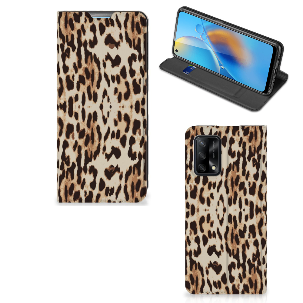OPPO A74 4G Hoesje maken Leopard - B2C Telecom