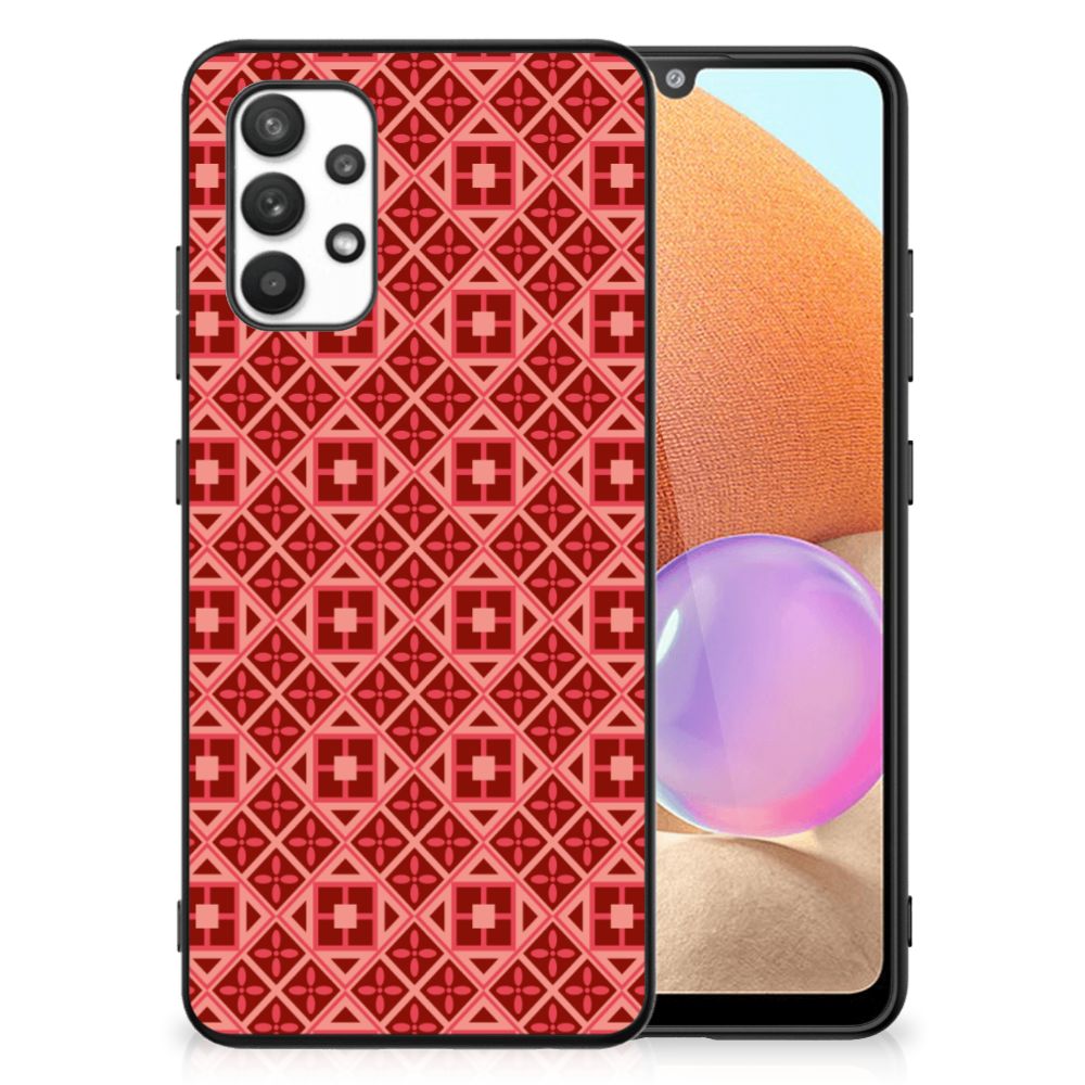 Samsung Galaxy A32 4G | A32 5G Enterprise Editie Back Case Batik Rood B2C Telecom