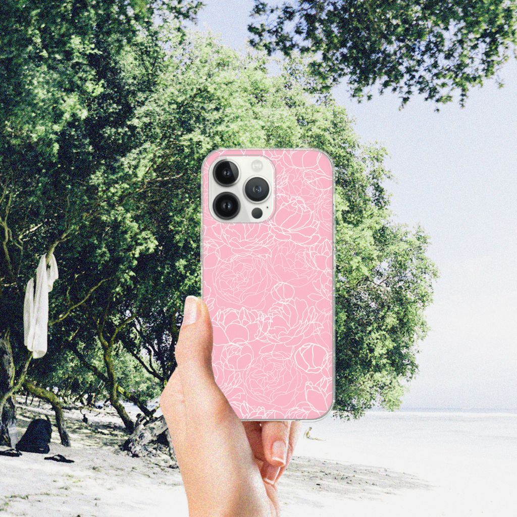 iPhone 13 Pro Max TPU Case White Flowers B2C Telecom
