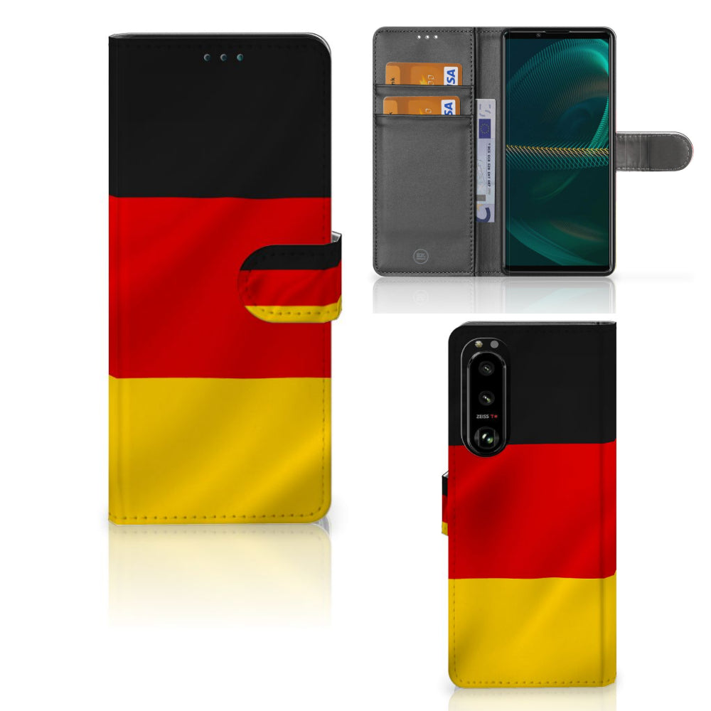 Sony Xperia 5III Bookstyle Case Duitsland