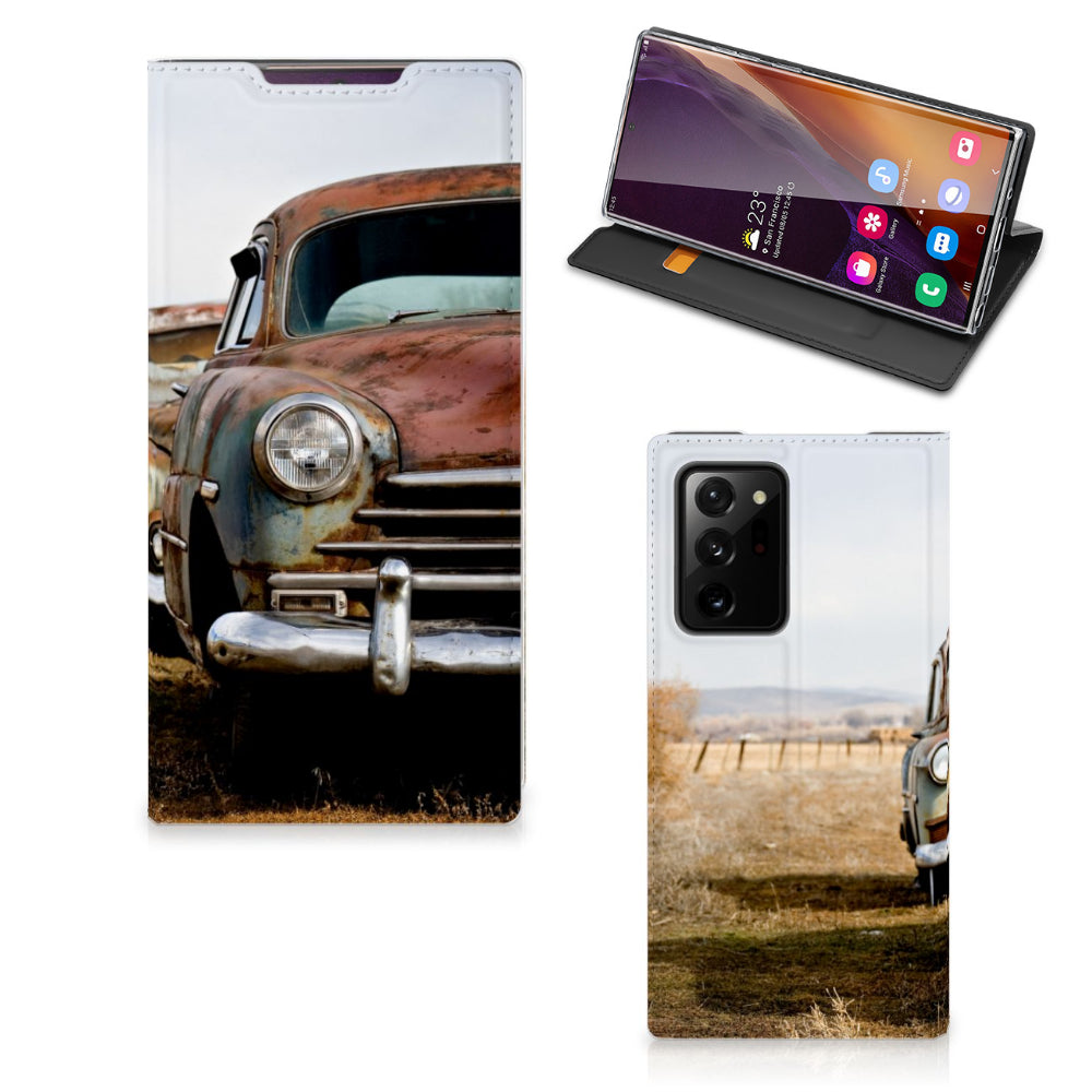 Samsung Galaxy Note 20 Ultra Stand Case Vintage Auto