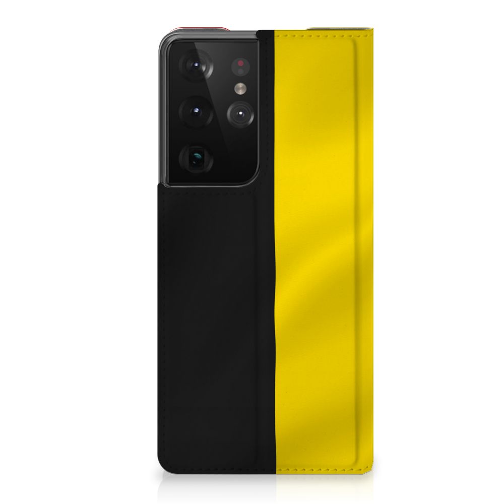 Samsung Galaxy S21 Ultra Standcase Belgische Vlag - B2C Telecom