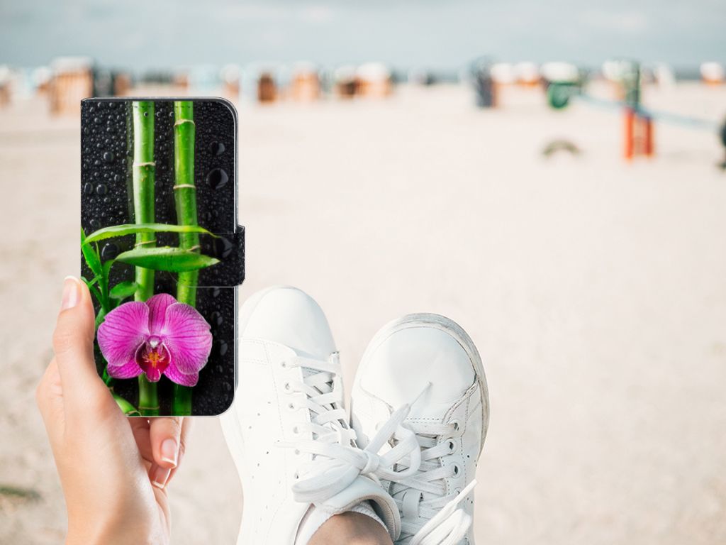 Samsung Galaxy M10 Hoesje Orchidee