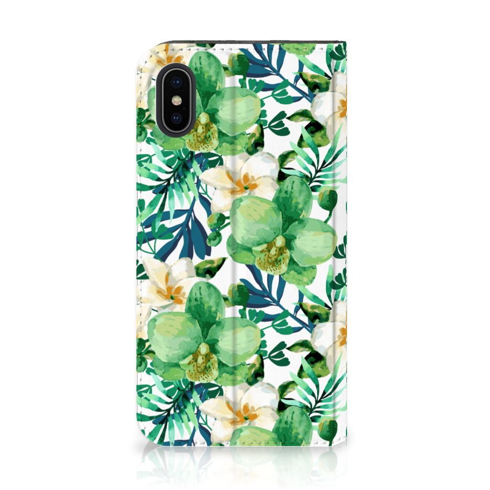 Apple iPhone X | Xs Smart Cover Orchidee Groen