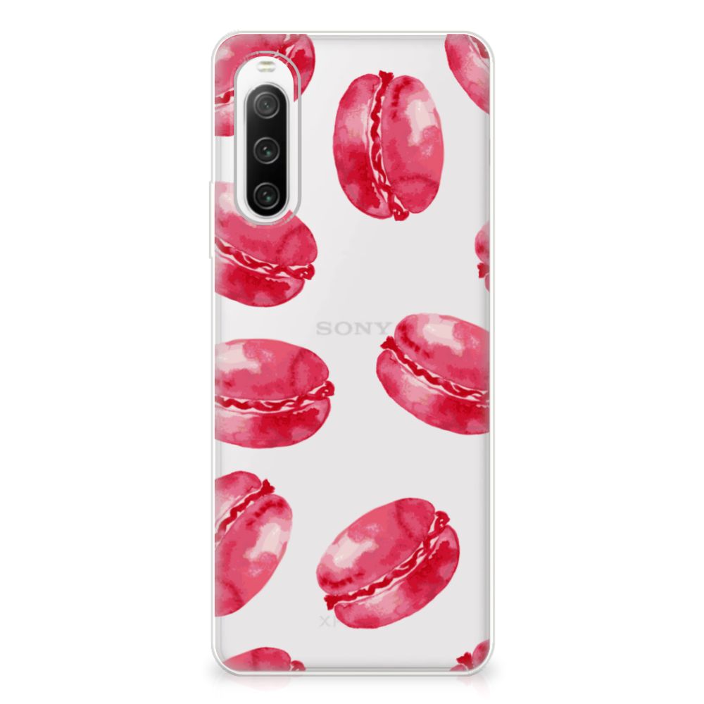 Sony Xperia 10 IV Siliconen Case Pink Macarons