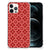 iPhone 12 Pro Max Doorzichtige Silicone Hoesje Batik Rood B2C Telecom