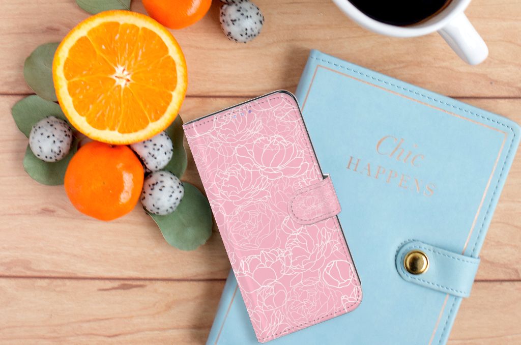 OPPO Find X3 Lite Hoesje White Flowers