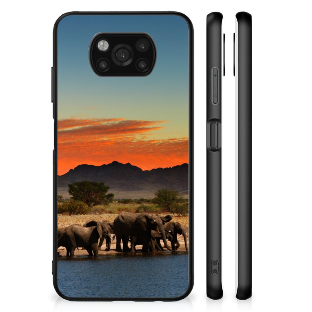 Xiaomi Poco X3 | X3 Pro Dierenprint Telefoonhoesje Olifanten