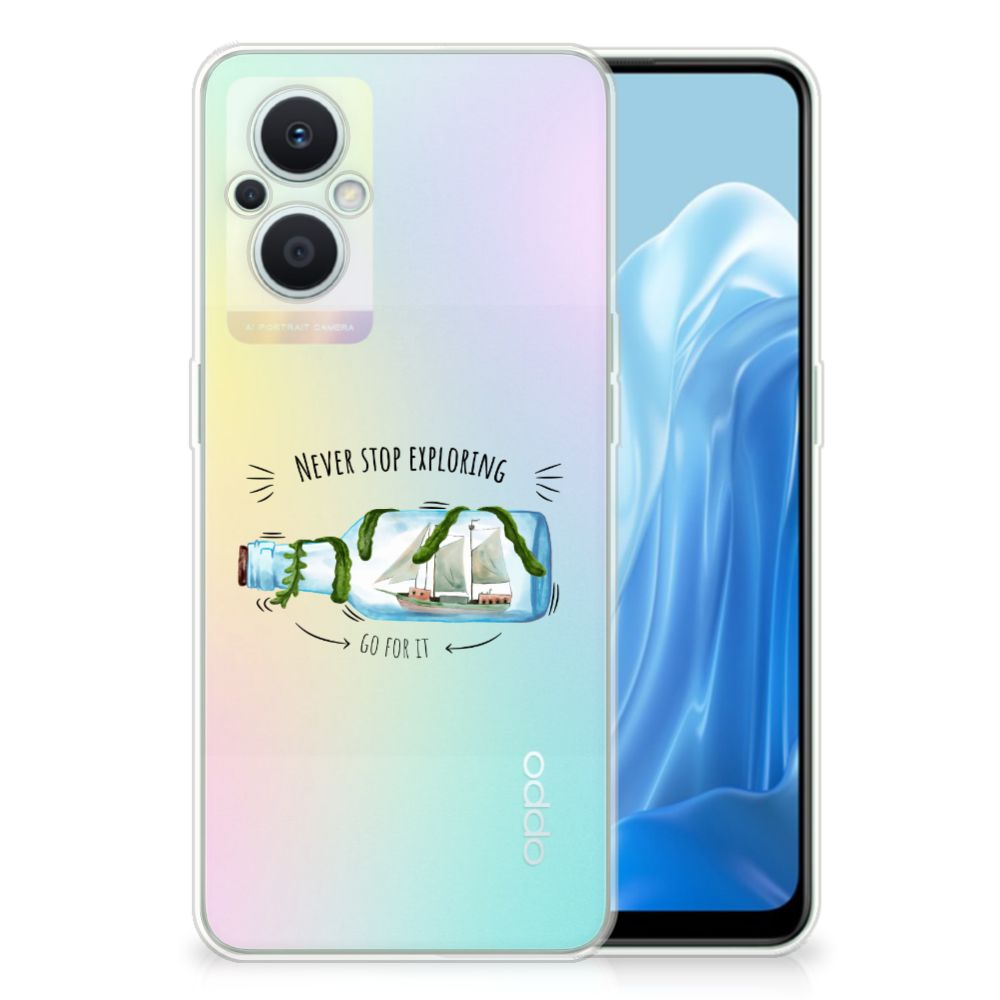 OPPO Reno8 Lite Telefoonhoesje met Naam Boho Bottle B2C Telecom