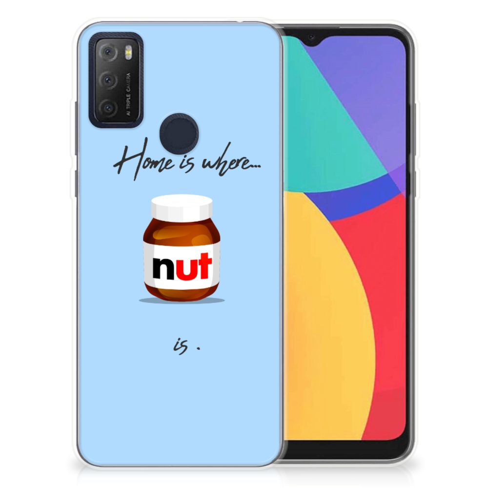 Alcatel 1S (2021) Siliconen Case Nut Home