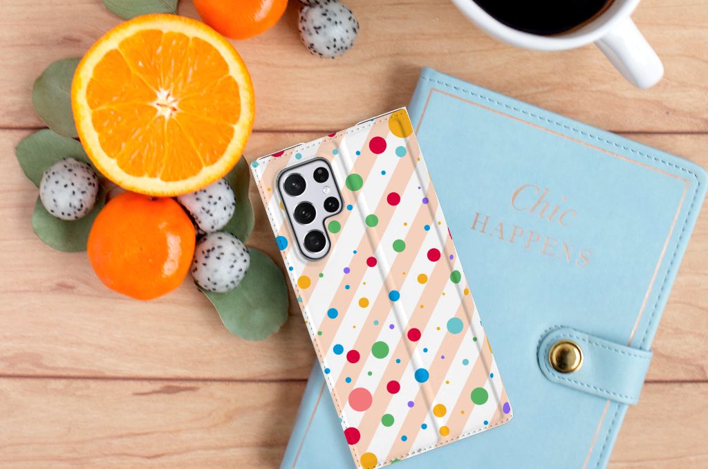 Samsung Galaxy S22 Ultra Hoesje met Magneet Dots - B2C Telecom