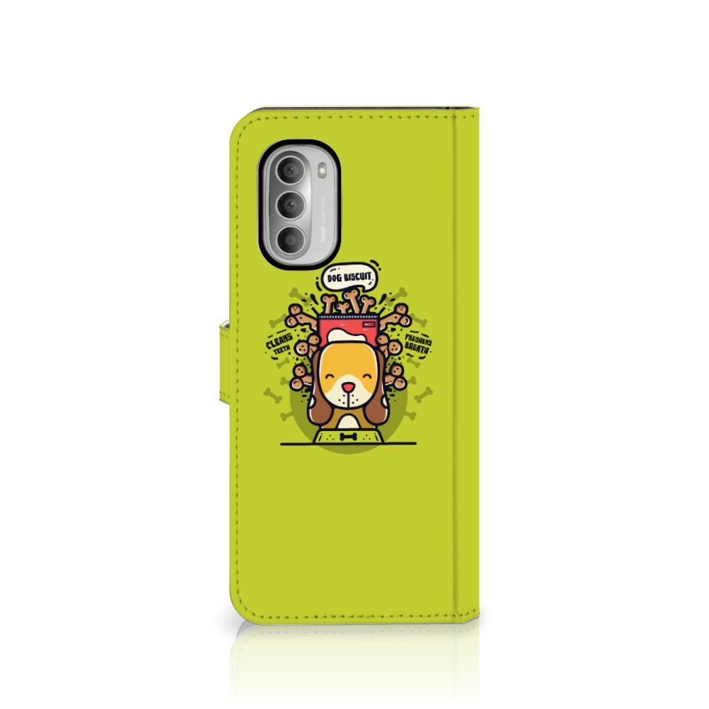 Motorola Moto G51 5G Leuk Hoesje Doggy Biscuit