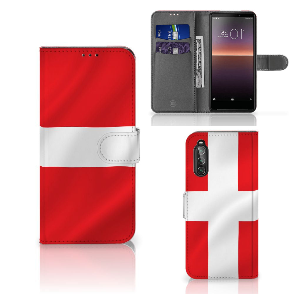 Sony Xperia 10 II Bookstyle Case Denemarken