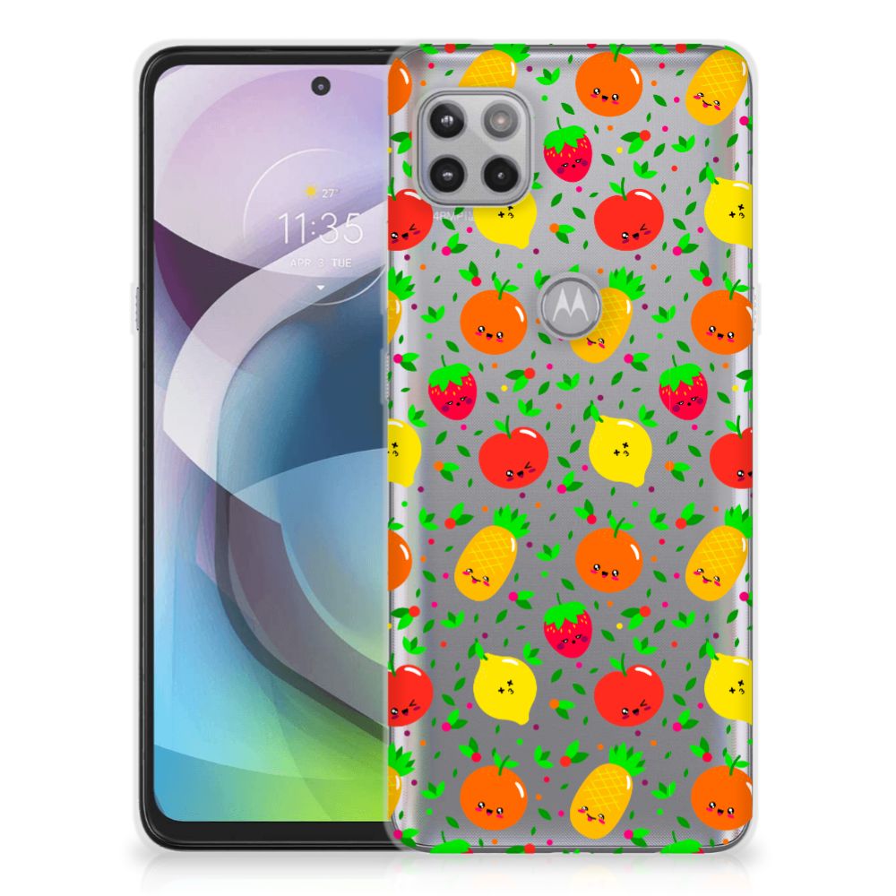 Motorola Moto G 5G Siliconen Case Fruits