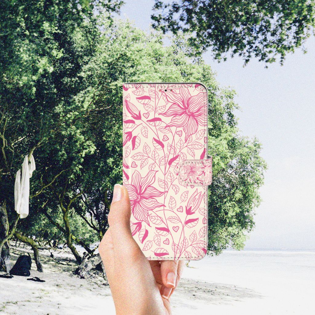 Samsung Galaxy A13 (4G) Hoesje Pink Flowers