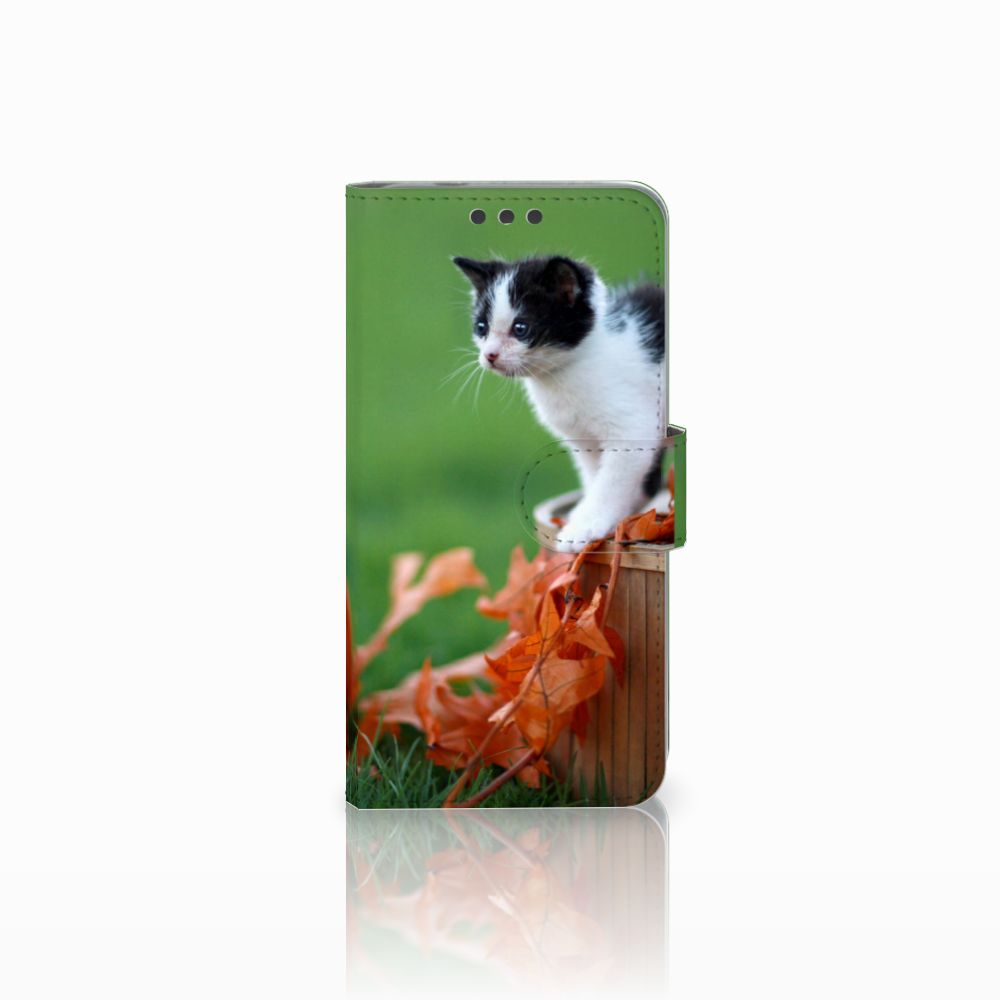 Microsoft Lumia 650 Telefoonhoesje met Pasjes Kitten