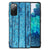 Samsung Galaxy S20 FE Houten Print Telefoonhoesje Wood Blue