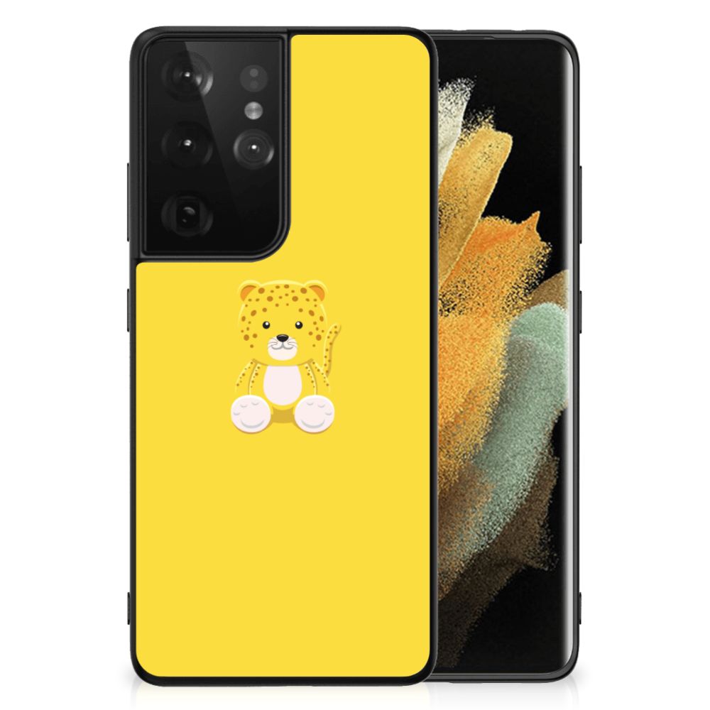 Samsung Galaxy S21 Ultra Hoesje Baby Leopard B2C Telecom