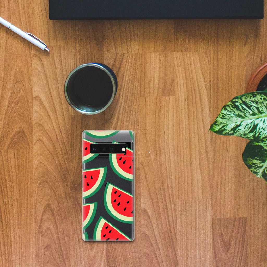 Google Pixel 6 Pro Siliconen Case Watermelons