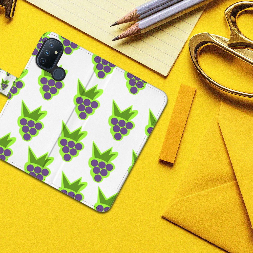OnePlus Nord N100 Book Cover Druiven
