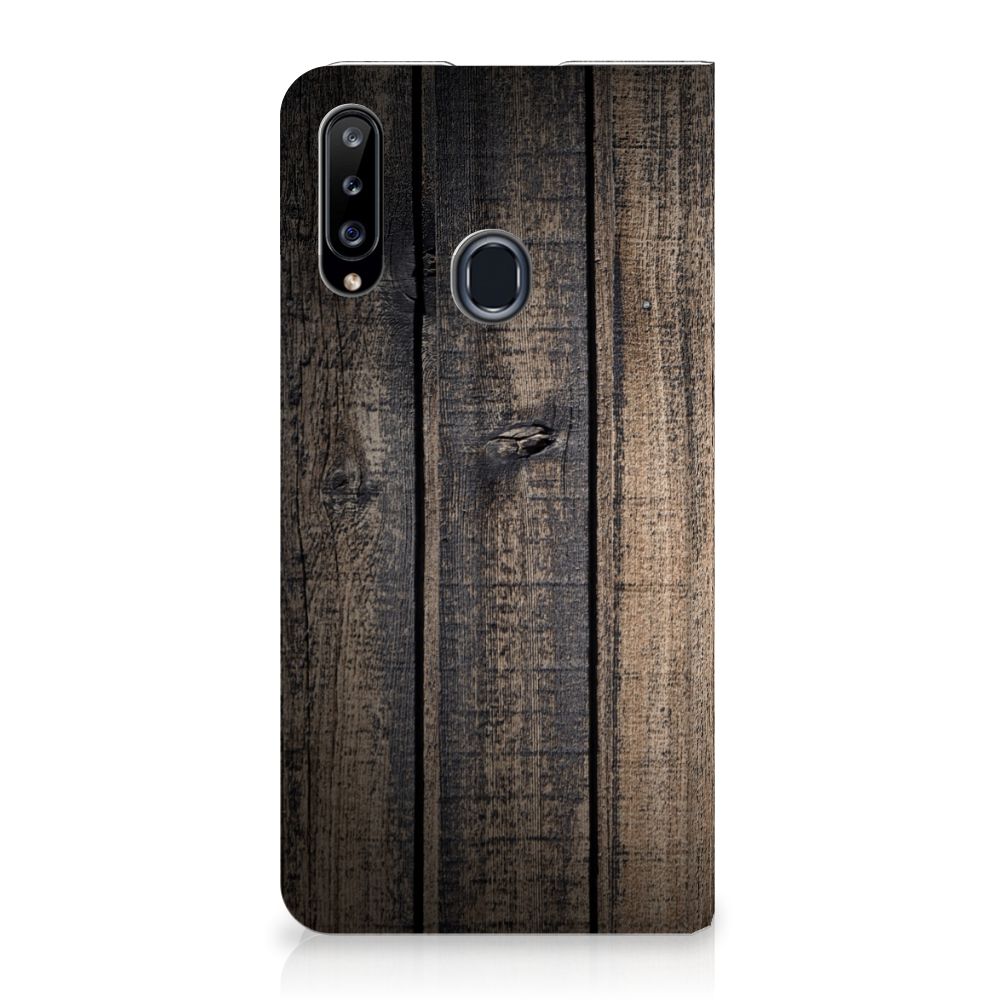 Samsung Galaxy A20s Book Wallet Case Steigerhout - B2C Telecom