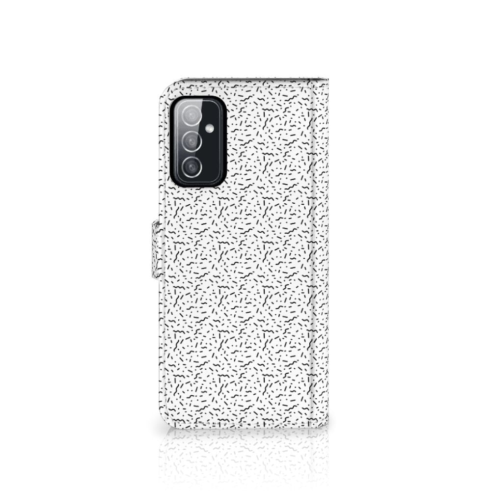 Samsung Galaxy M52 Telefoon Hoesje Stripes Dots